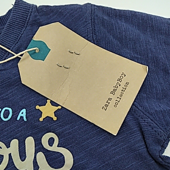 Zara baby collection boys t shirt NEW! 3/6 months. - Picture 4 of 6